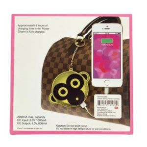 Power Bank Charm: Monkey, Compatible with iPhone
